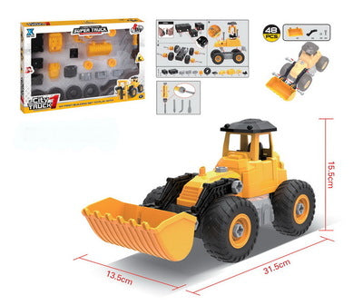 Kidwerkz Bulldozer Toy, Take Apart Toys Fun, Gift for 4 year old boy,