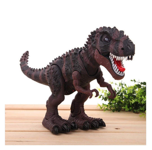 Large 19 Inch Walking Dinosaur Toy with Lights and T-Rex Dino Sounds