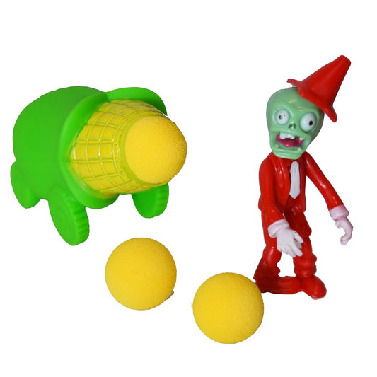 Horizon Party PVZ Plant Corn Cob Cannon Ball Popper Zombie Action Figure Toy