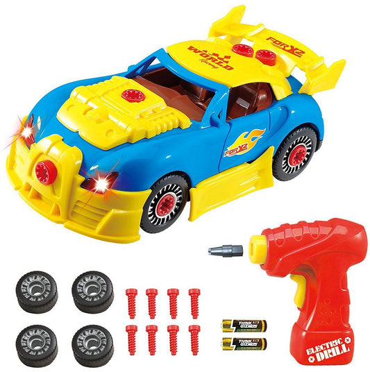 Think Gizmos Take Apart Toy Racing Car - Construction Toy Kit for Boys and Girls Aged 3 4 5 6 7 8 - Build Your Own Car Kit Updated Version 3 Exclusive to