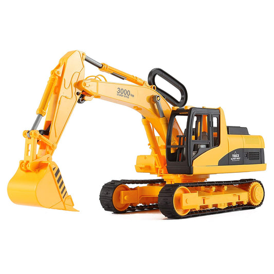 Oversized Construction Excavator Truck Toy for Kids with Shovel Arm Claw