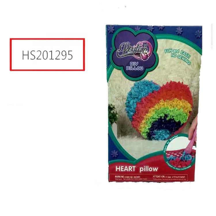 HS201295, Yawltoys, DIY Heart pillow DIY toy