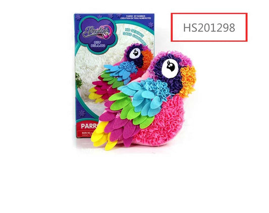 HS201298, Yawltoys, DIY Parrot pillow DIY toy