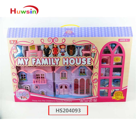 HS204093, Yawltoys, Furniture set, my famili house, toy set for girl