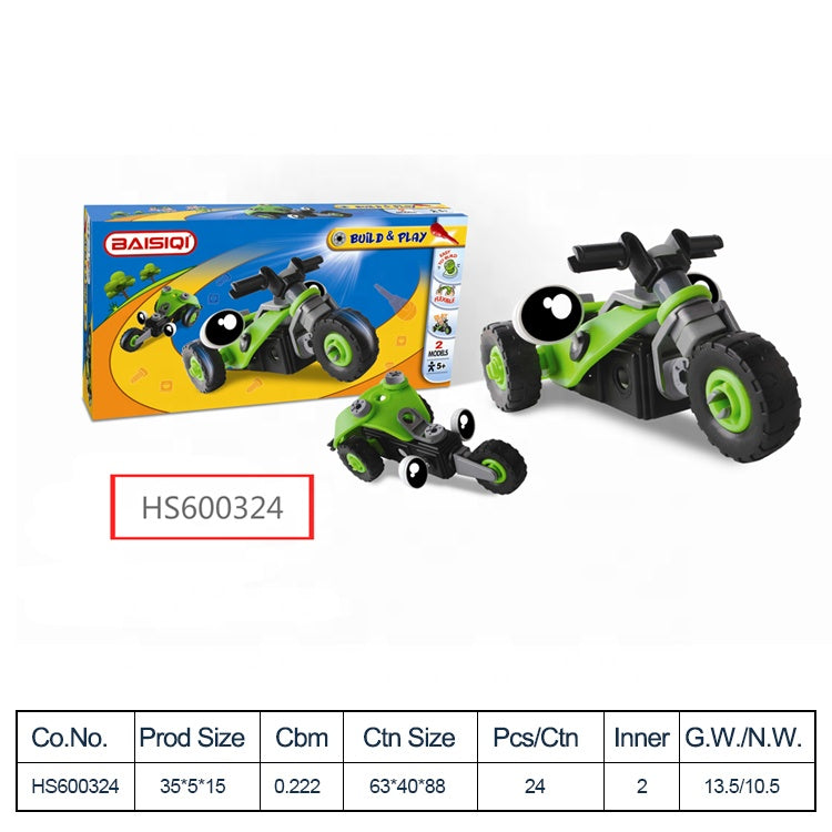 HS600324, Yawltoys, China Factory Funny DIY Car block for kids