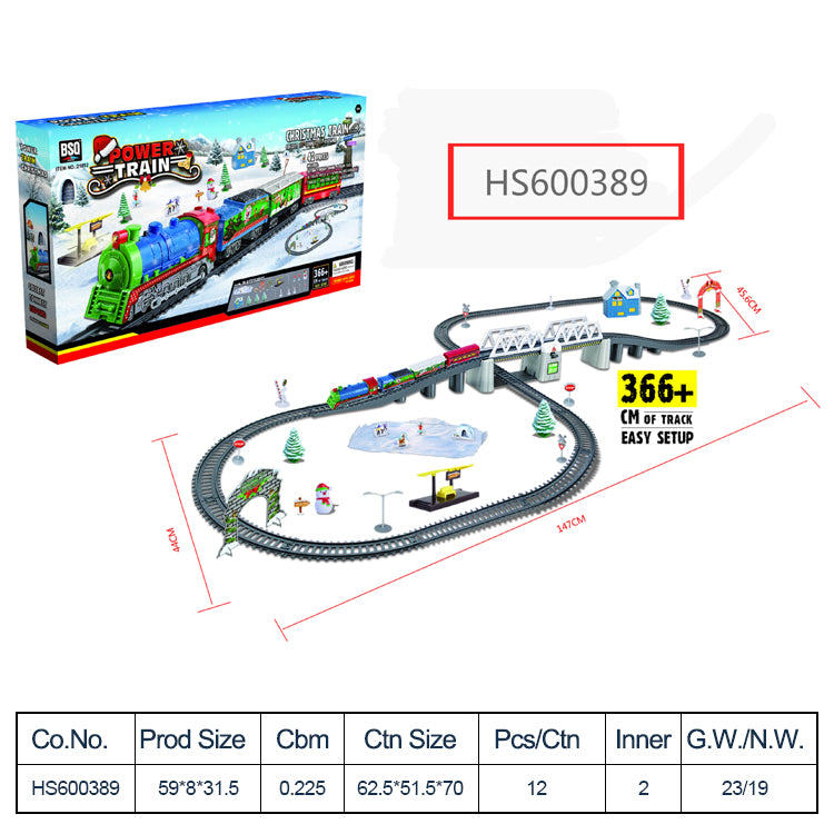 HS600389, Yawltoys, Plastic mini train set DIY block for kids