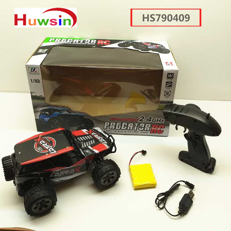 HS790409, Yawltoys, 1:18 2.4G RC Car,red/blue/green 3color mixed, Crawlers Off Road Vehicle Toy Remote Control Car