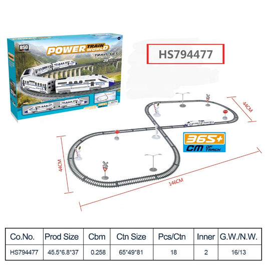 HS794477, Yawltoys,High Quality Kids Toy Electric Train Block Sets