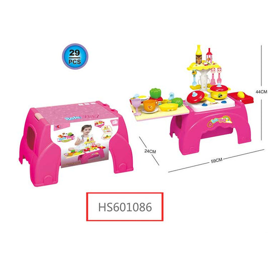 Role play set,kids fun,multi-function storage cart