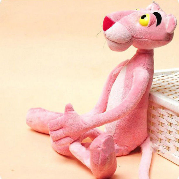 Lovely Children Gift Naughty Pink Panther Stuffed Toy Plush Doll Plaything 40CM