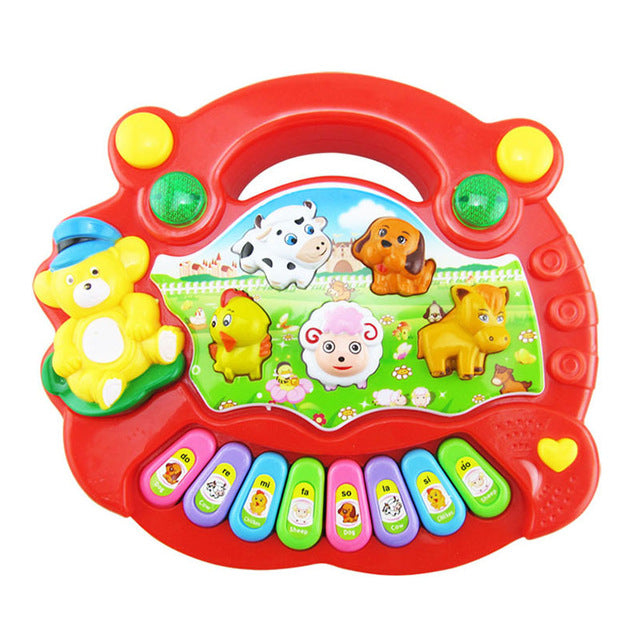 New Popular Musical Instrument Toy Baby Kids Animal Farm Piano Developmental Music Toys for Children