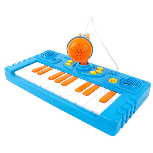 Price reduction Cartoon Keyboard Music Toy With A Microphone for your baby kids to singing the song and listen to the misic